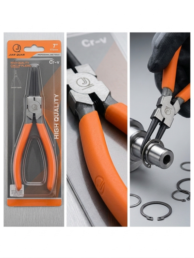 PINZA SEEGER 7" RECTO EXT