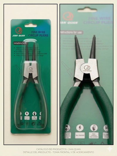 PINZA SEEGER 6" RECTO EXT