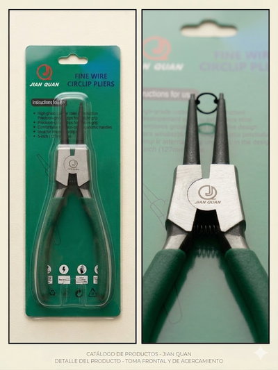 PINZA SEEGER 6" RECTO INT