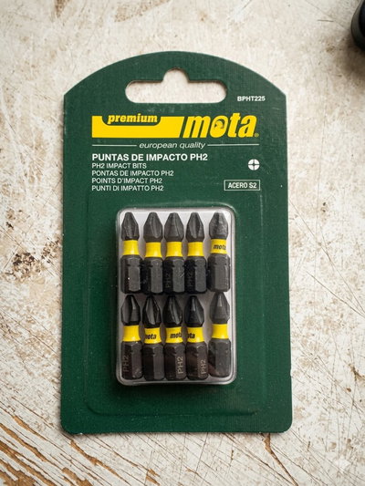 PUNTA IMPACTO PH2X25MM 1/4 MOTA BPHT225
