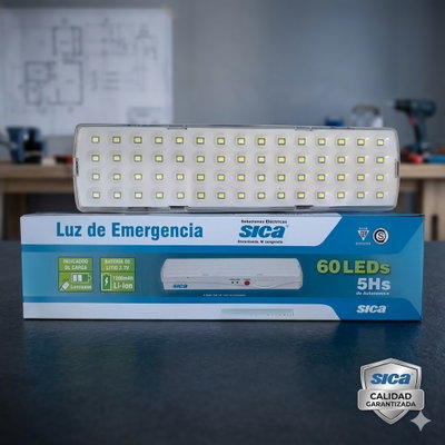 LUZ EMERGERGENCIA SICA 60LED 5HS