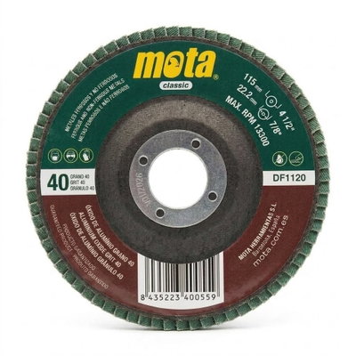 FLAP OXIDO ALUMINIO 115MM #40 MOTA