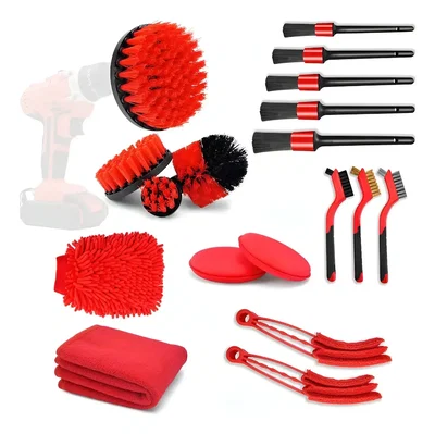 cepillo  para  coche kit 16 pcs  S 1793