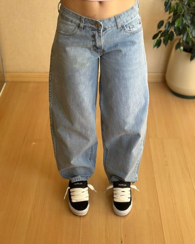 Jean baggy dama