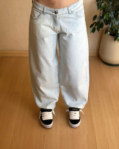 Jean baggy dama