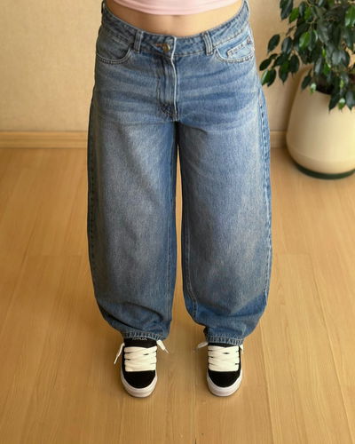 Jean baggy dama
