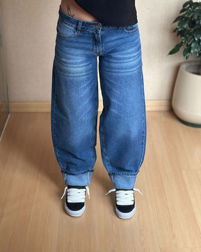 Jean baggy dama