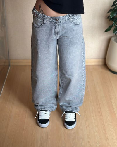 Jean baggy dama