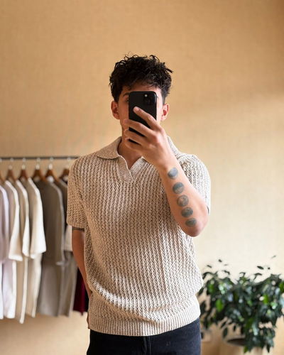 Chomba oversize tejida