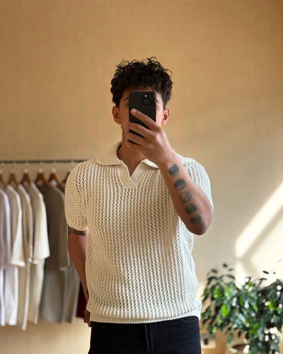 Chomba oversize tejida