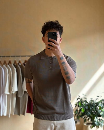 Chomba oversize tejida