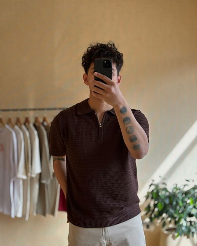 Chomba oversize tejida