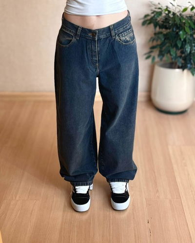 Jean baggy dama