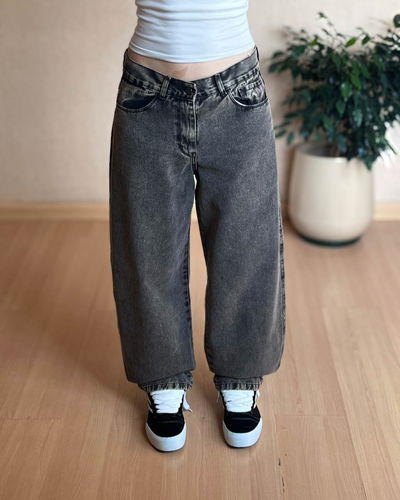 Jean baggy dama