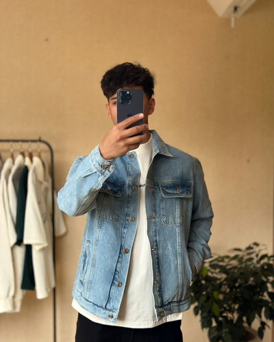 Campera de jean oversize