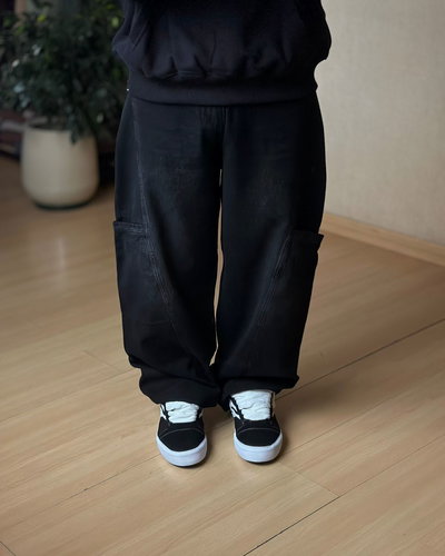 Jean baggy cargo