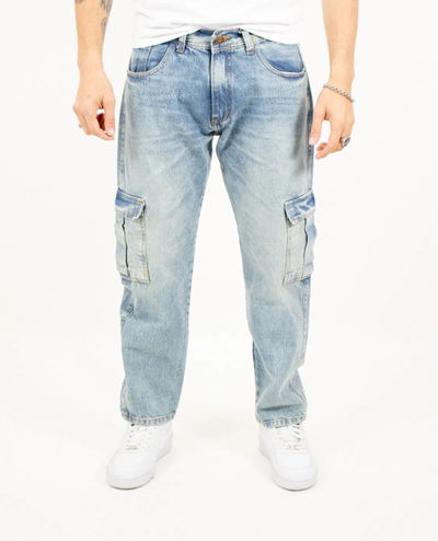 Jean mom cargo