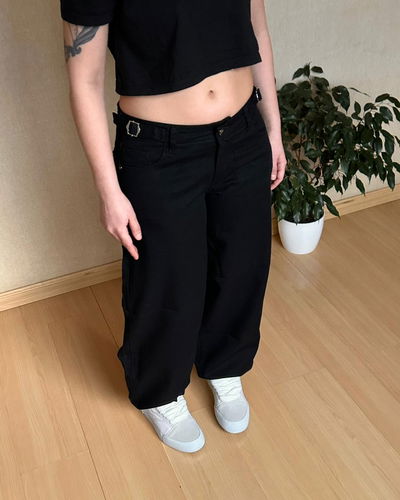 Jean baggy dama