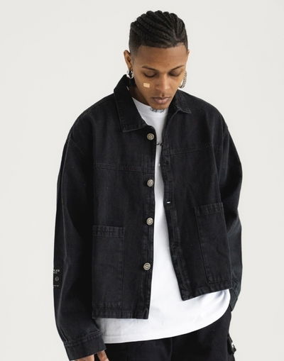 Campera de jean boxy