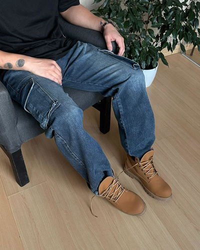 Jean mom cargo