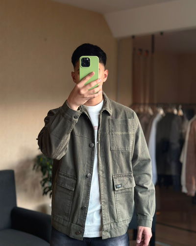 Campera de jean oversize