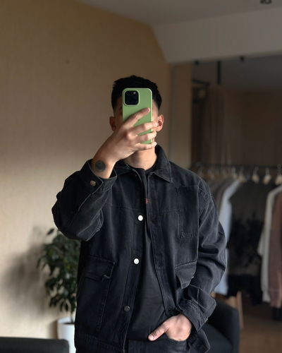 Campera de jean oversize