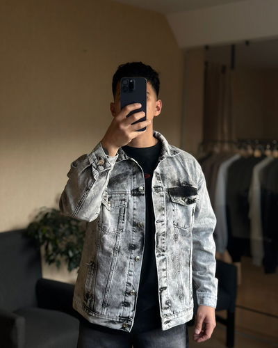 Campera de jean oversize