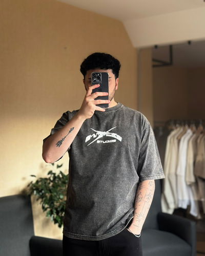 Remera washed oversize 