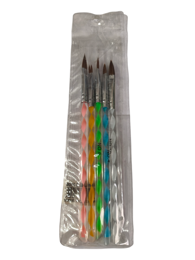 SET DEL PINCEL PARA ACRILICO X5
