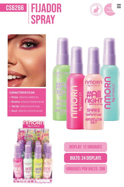 fijador spray pink21