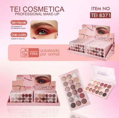 PALETA DE SOMBRA, 18 COLORES 