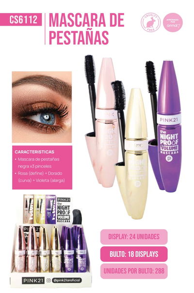 MASCARA DE PESTAÑAS PINK 21