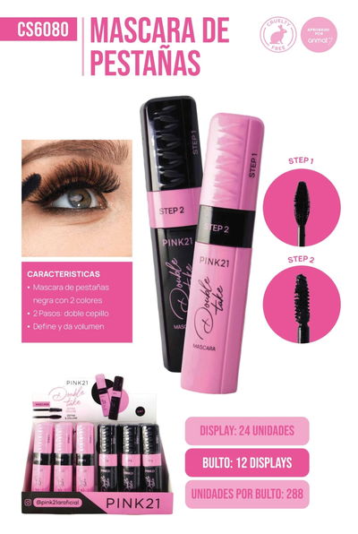 MASCARA DE PESTAÑAS PINK 21