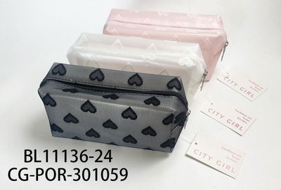 PORTA COSMÉTICOS CORAZÓN 