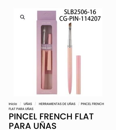 pincel french flat