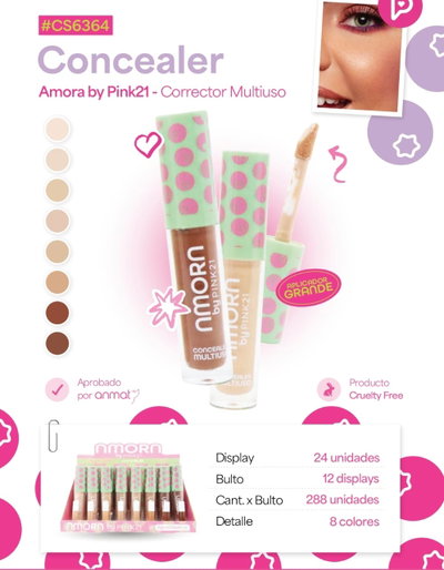 Corrector Liquido de Pink 21