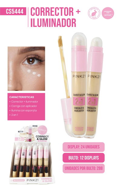 CORRECTOR E ILUMINADOR 