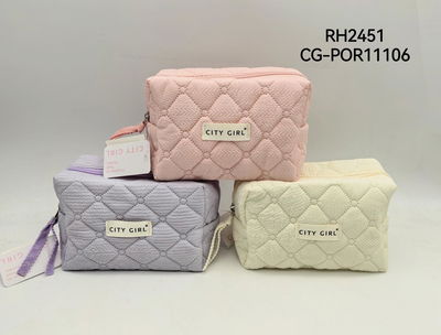 PORTA COSMETIC CUADRADA PUFFER