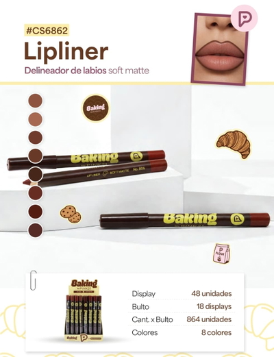 Lapiz para labios en color Matte de Pink 21 