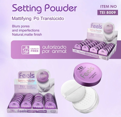 Polvo traslucido de TEI 