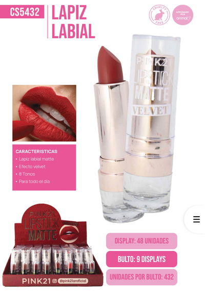 LABIAL BARRA MATTE