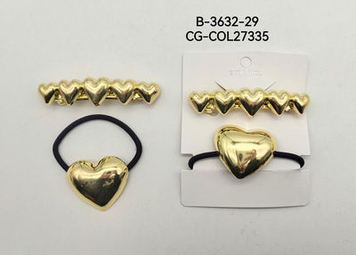 BROCHE CORAZON DORADO 