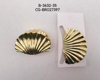 BROCHE ALMEJA DORADO 