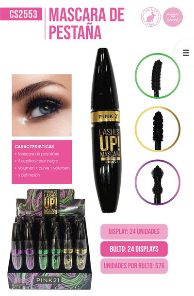MASCARA DE PESTANA pink21