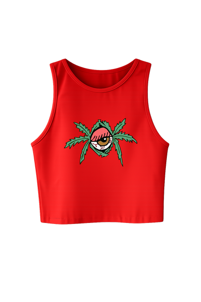 Top rojo viejas locas