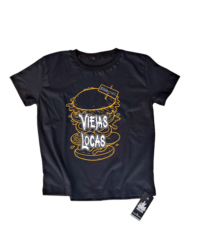 Remera clásica hamburguesa viejas 