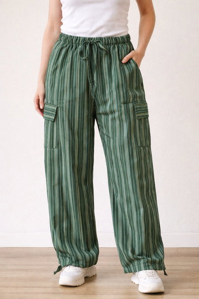 Pantalón bali verde inglés