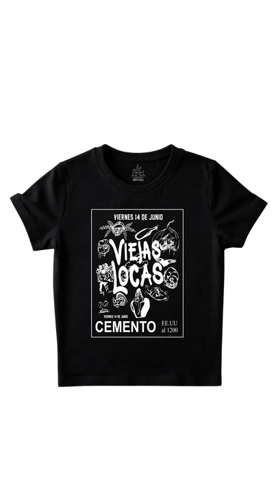 Baby tee viejas cemento
