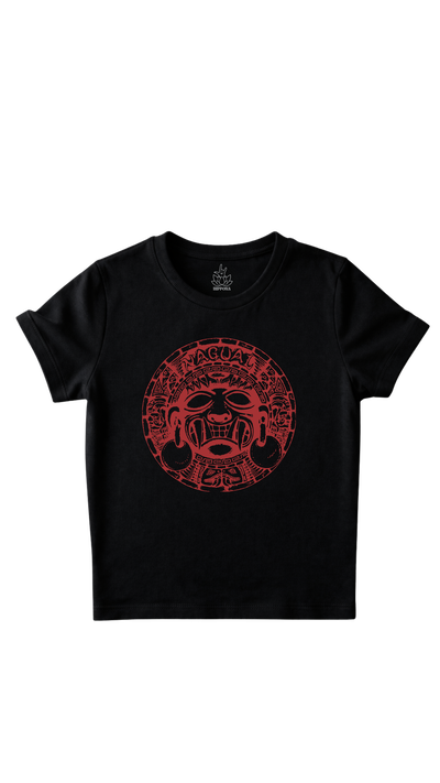 Baby tee nagual rojo