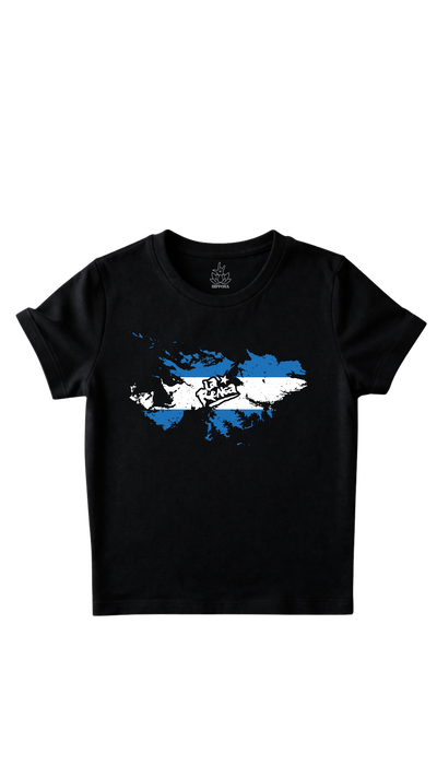 Baby tee la renga malvinas